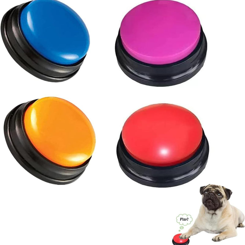 HKM-0576829 Pet Communication Training Buzzer with 30-Second Voice Record and Playback Function
