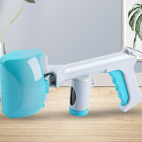 HKM-0577341 Extended Handle Toilet Picker for Dogs and Cats - Plastic, Blue, Available in Small and Large Sizes