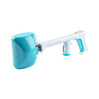 HKM-0577341 Extended Handle Toilet Picker for Dogs and Cats - Plastic, Blue, Available in Small and Large Sizes
