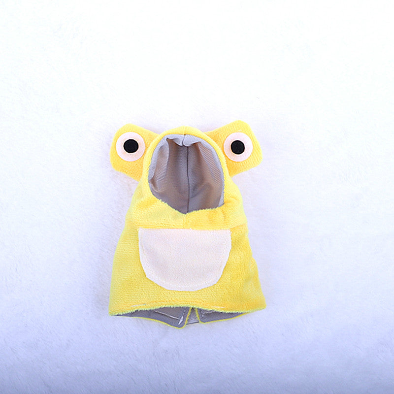 HKM-0577981 Creative Handmade Pet Bird Clothing – Stylish Outfits in Pink, Green, Blue, and Yellow