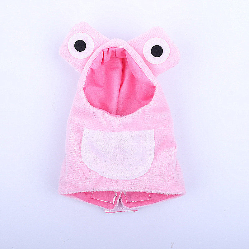 HKM-0577981 Creative Handmade Pet Bird Clothing – Stylish Outfits in Pink, Green, Blue, and Yellow