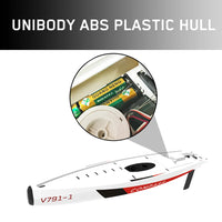 HKM-057875 Volantex COMPASS RTR Remote Control Sailboat - Durable ABS Plastic RC Pool Boat