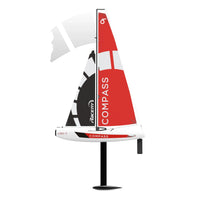 HKM-057875 Volantex COMPASS RTR Remote Control Sailboat - Durable ABS Plastic RC Pool Boat