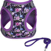 HKM-0579133 Reflective No Pull Adjustable Soft Mesh Dog Harness and Leash Set for Small to Medium Dogs