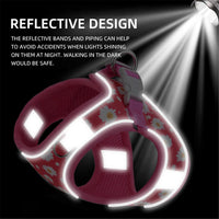 HKM-0579133 Reflective No Pull Adjustable Soft Mesh Dog Harness and Leash Set for Small to Medium Dogs