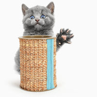 HKM-0579517 Sisal Cat Scratching Post with Bell - Durable and Entertaining Scratcher for All Cat Breeds