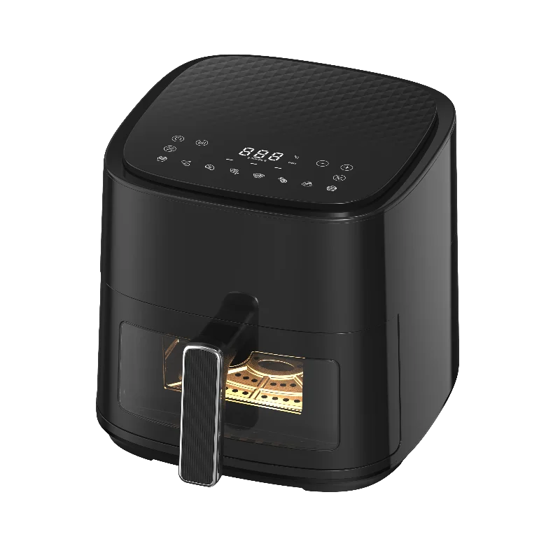 HKM-058003 Smart Touch Screen Air Fryer 4.5L Large-Capacity Oven for Effortless Cooking