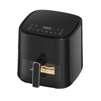 HKM-058003 Smart Touch Screen Air Fryer 4.5L Large-Capacity Oven for Effortless Cooking