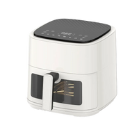 HKM-058003 Smart Touch Screen Air Fryer 4.5L Large-Capacity Oven for Effortless Cooking