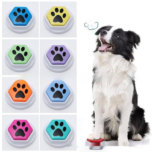 HKM-0580157 Colorful Pet Communication Talk Button Squeeze Box for Engaging Training Activities