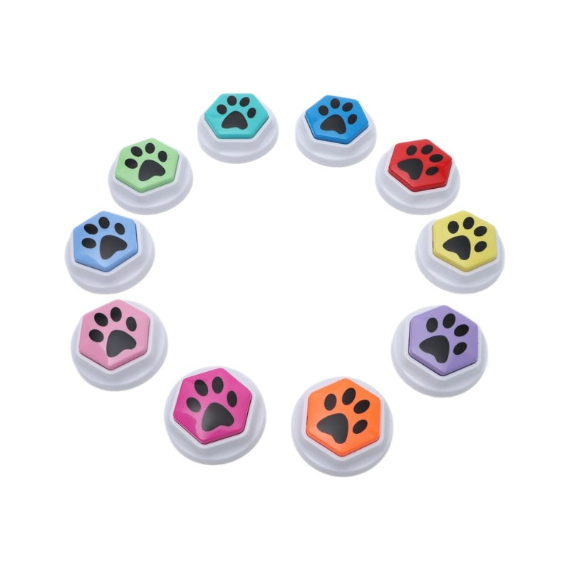 HKM-0580157 Colorful Pet Communication Talk Button Squeeze Box for Engaging Training Activities