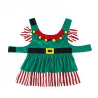 HKM-0581693 Warm Green Dog Skirt for Christmas ¨C Cute Pet Clothing in Various Sizes