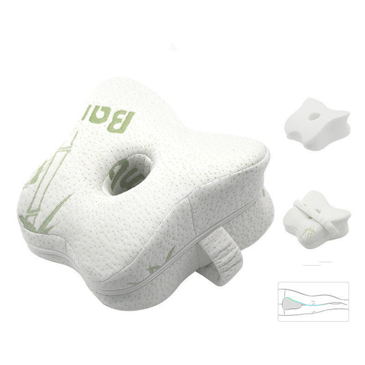 HKM-058259 Heart-Shaped Memory Foam Knee Pillow for Comfortable Support