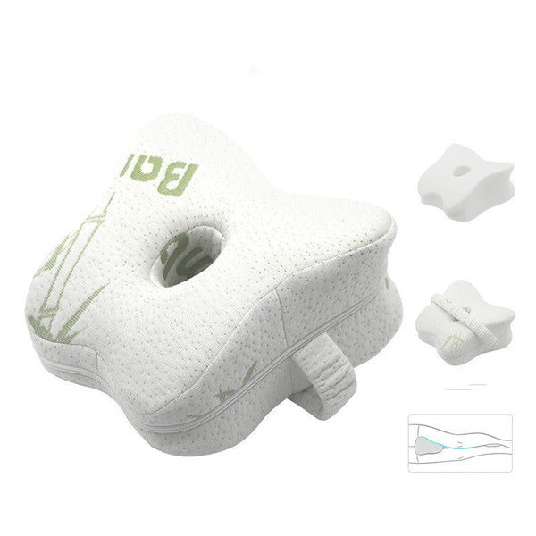 HKM-058259 Heart-Shaped Memory Foam Knee Pillow for Comfortable Support