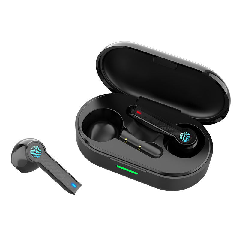 HKM-058323 Wireless Bluetooth Headset - Stereo Earplugs with 5.0 Connectivity for Binaural Use
