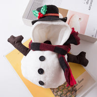 HKM-0583485 Snowman Costume for Pets - Fun Christmas Apparel in Sizes S, M, L, XL