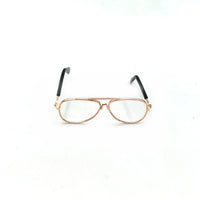 HKM-0584125 Pet Mini Hip Hop Sunglasses - Metal Frame with Resin Lenses, Stylish Accessories for Small Pets