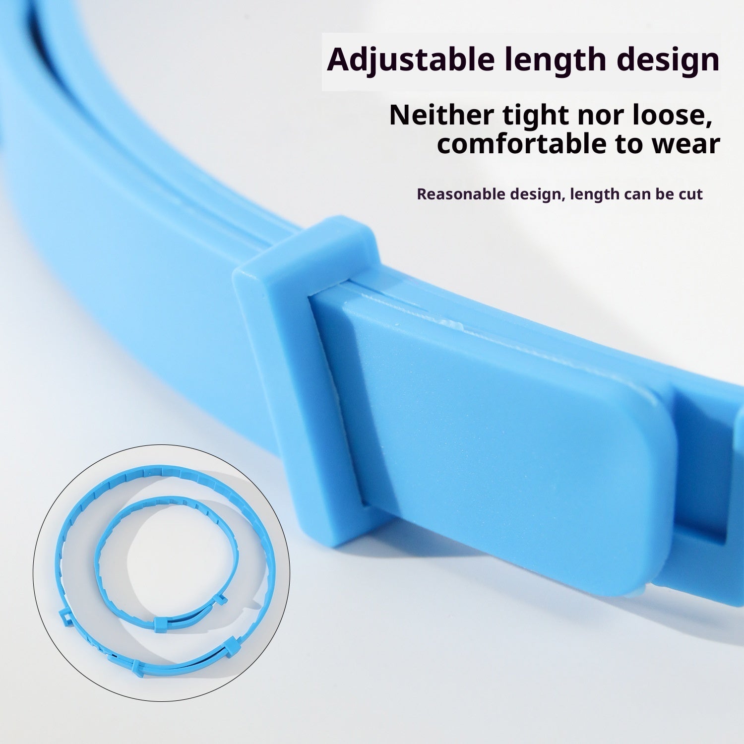 HKM-0585149 Adjustable Anti-Bite Collar for Dogs and Cats - Monochrome PVC Design, Available in Four Colors
