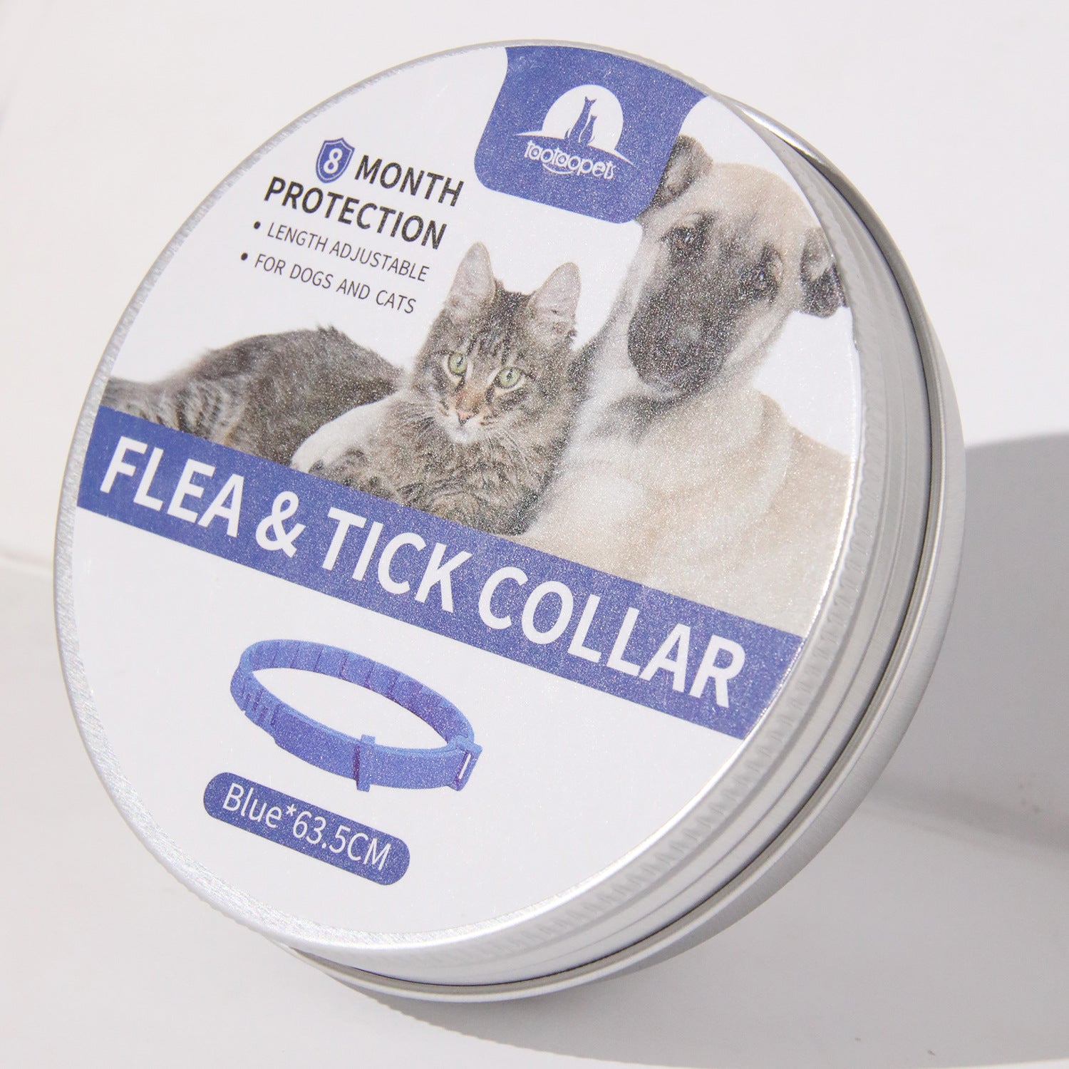 HKM-0585149 Adjustable Anti-Bite Collar for Dogs and Cats - Monochrome PVC Design, Available in Four Colors