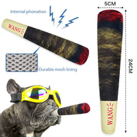 HKM-0585917 Plush Dog Toy with Sound - Fun Prank Cigarette Design for Playtime