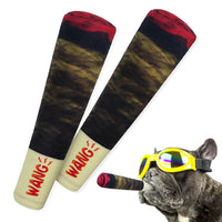 HKM-0585917 Plush Dog Toy with Sound - Fun Prank Cigarette Design for Playtime