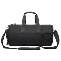 HKM-058643 Retro Waterproof Fitness Travel Bag - Heavy Duty Waxed Canvas and Leather Accents, Multiple Colours Available