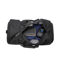 HKM-058643 Retro Waterproof Fitness Travel Bag - Heavy Duty Waxed Canvas and Leather Accents, Multiple Colours Available