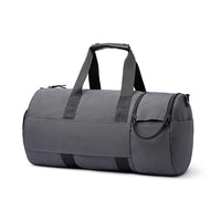 HKM-058643 Retro Waterproof Fitness Travel Bag - Heavy Duty Waxed Canvas and Leather Accents, Multiple Colours Available