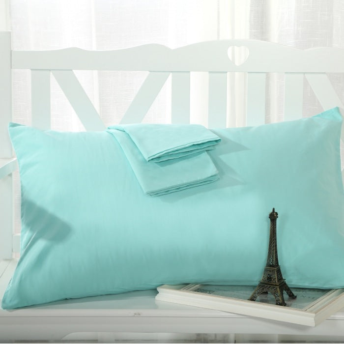 HKM-058643 Solid Color 100% Cotton Standard Pillowcase 48*74cm