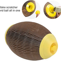 HKM-0586557 Eco-Friendly Catnip Football Toy for Active Play and Healthy Scratching