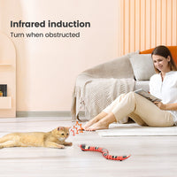 HKM-0586685 Interactive Electric Induction Snake Toy - 40cm Plastic Fun for All Ages
