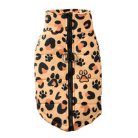 HKM-0587453 Warm Polyester Winter Dog Dress - Stylish Options in Purple Butterfly, Leopard Print, Christmas Green & Red, Sizes S-5XL