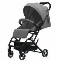 HKM-058771 Compact Lightweight Stroller with One-Click Fold and 360° Swivel Wheels, Ideal for Air Travel