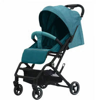 HKM-058771 Compact Lightweight Stroller with One-Click Fold and 360° Swivel Wheels, Ideal for Air Travel
