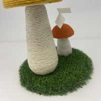 HKM-0588349 Cat Climb Pillars with Unique Mushroom Design for Interactive Play and Vertical Exploration