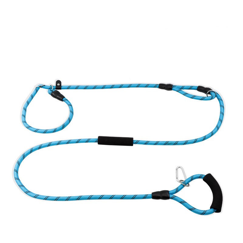 HKM-0588861 Durable Nylon Dog Traction Rope with Shock Absorption Design and Adjustable Handheld Options