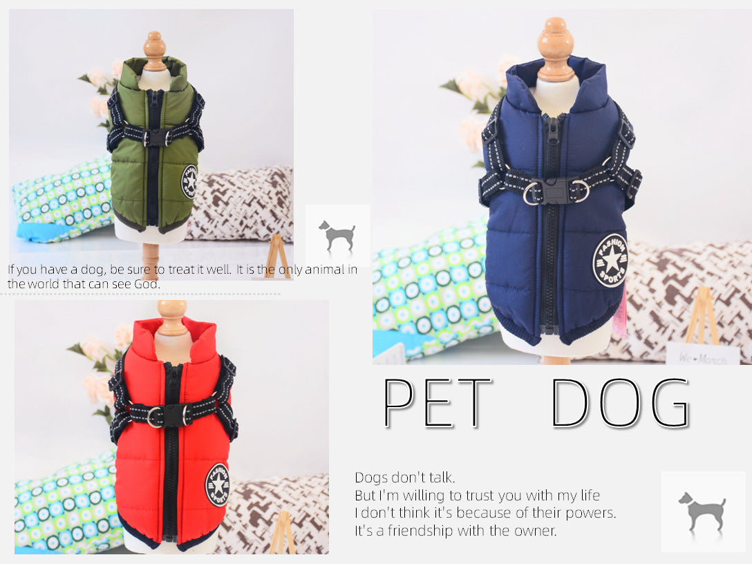 HKM-0589245 Casual Polyester Pet Vest for Dogs in Various Colors and Sizes
