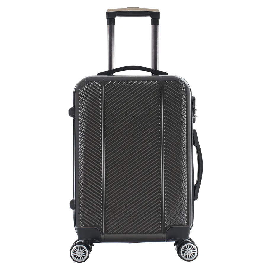 HKM-058963 Compact ABS Hard Case Luggage Set for Travel and Cosmetics, Model XHP147