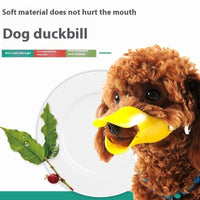 HKM-0590909 Dog Duckbilled Silicone Mouth Cover for Small to Medium Pets - Available in Multiple Colors
