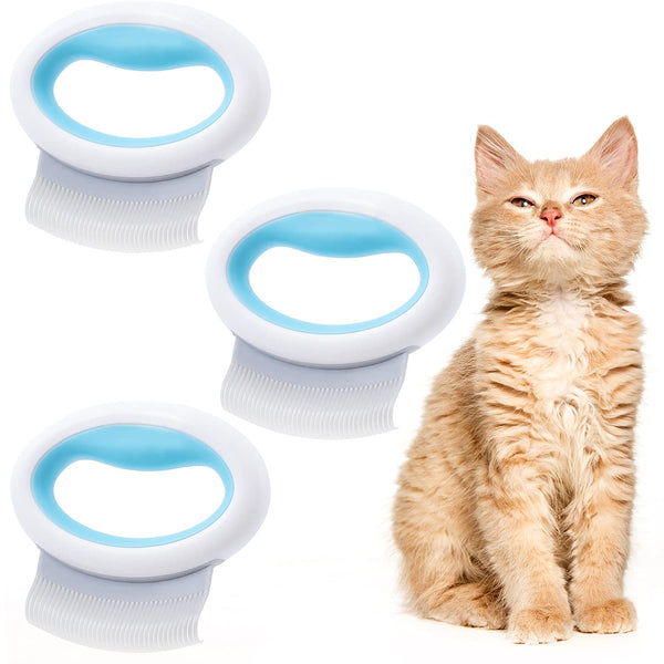 HKM-0592317 Gentle Grooming Deshedding Tool for Cats and Dogs - Ergonomic Design and Easy to Clean