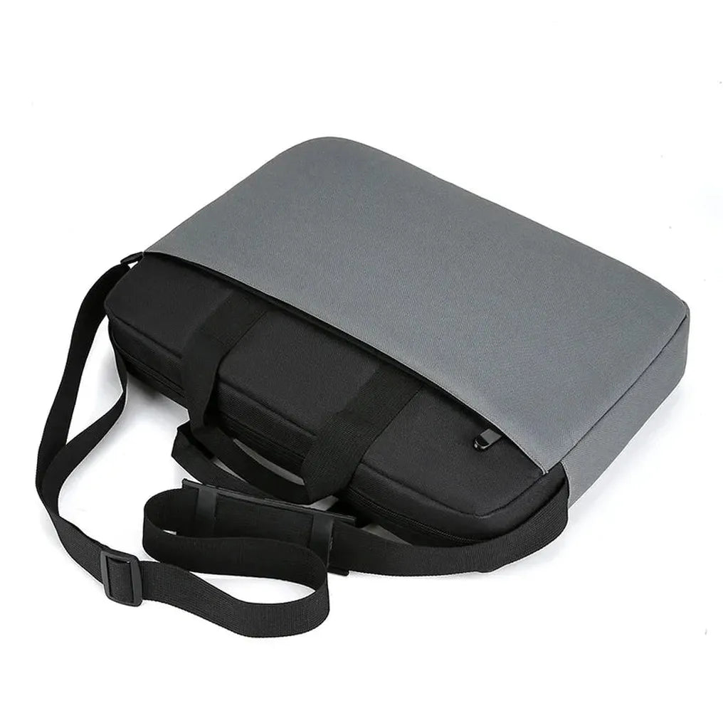 HKM-059283 Versatile Oxford Material Laptop Briefcase with Crossbody Strap for Business Use