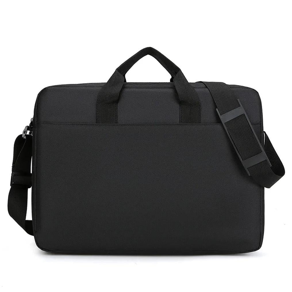 HKM-059283 Versatile Oxford Material Laptop Briefcase with Crossbody Strap for Business Use