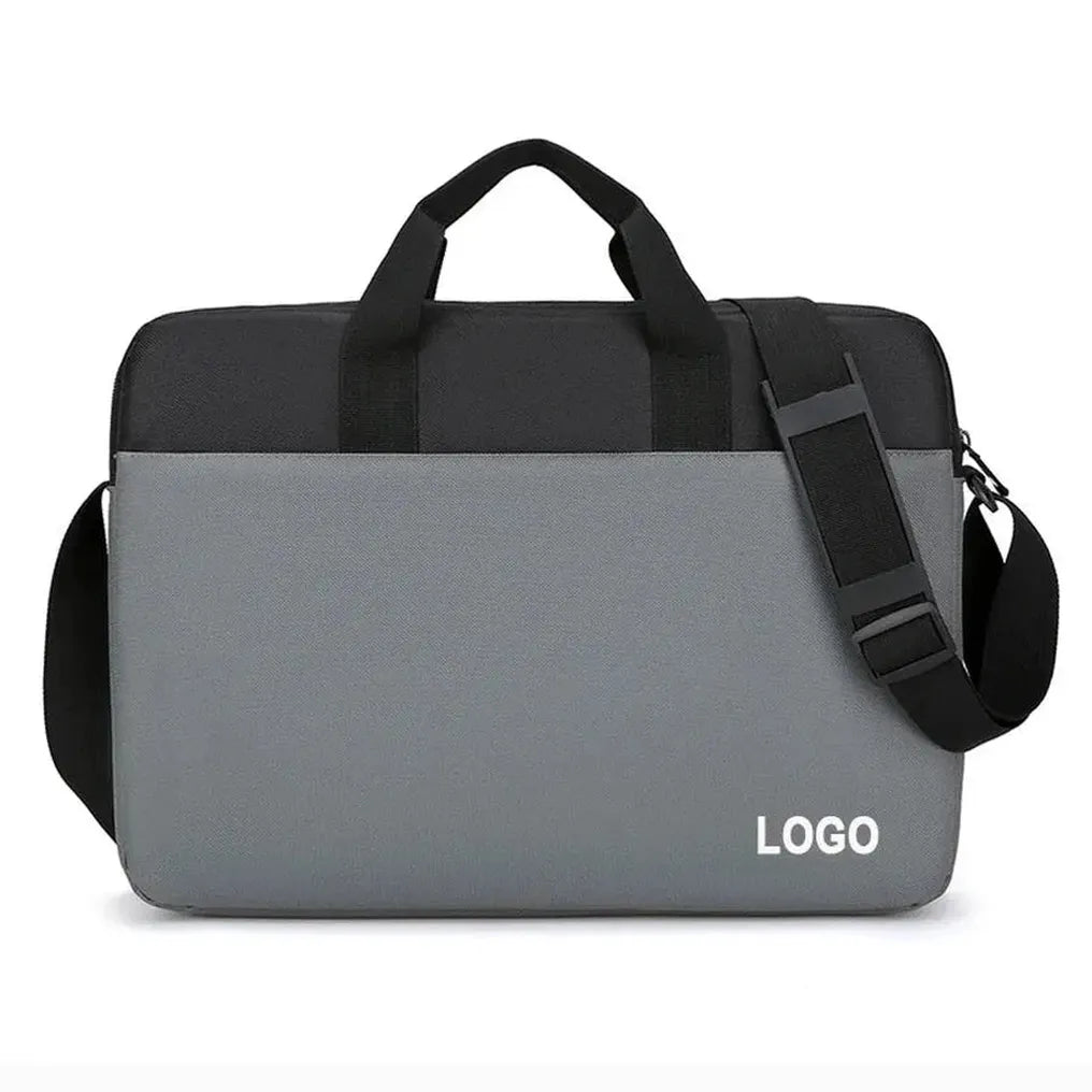 HKM-059283 Versatile Oxford Material Laptop Briefcase with Crossbody Strap for Business Use