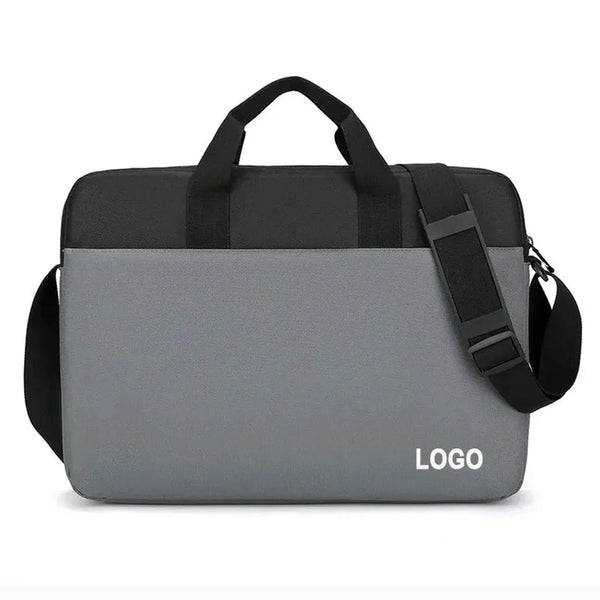 HKM-059283 Versatile Oxford Material Laptop Briefcase with Crossbody Strap for Business Use