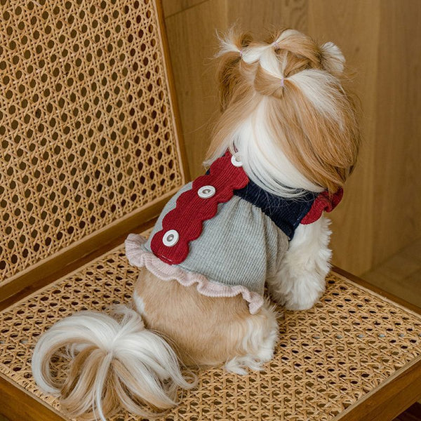 HKM-0593213 Cozy Coral Fleece Winter Clothes for Small Dogs in Various Colors and Sizes