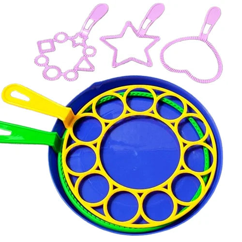 HKM-059411 Large Bubble Blowing Tool Set for Outdoor Fun - Soap Bubble Maker for Kids and Adults