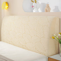 HKM-059411 Universal Wooden Bed Backrest Cover in Knitted Jacquard Fleece