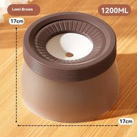 HKM-0596797 Pet Suspension Bowl for Medium and Small Dogs and Cats - Water Bowl, 600ml & 1200ml Sizes, PP Silicone