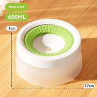 HKM-0596797 Pet Suspension Bowl for Medium and Small Dogs and Cats - Water Bowl, 600ml & 1200ml Sizes, PP Silicone