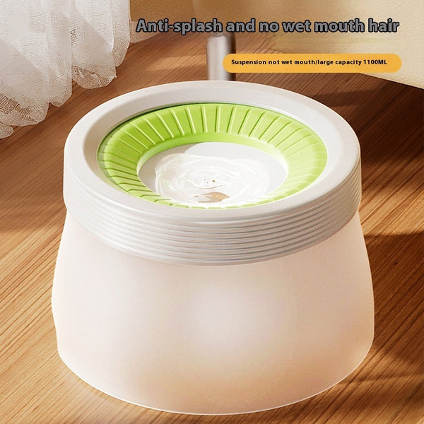 HKM-0596797 Pet Suspension Bowl for Medium and Small Dogs and Cats - Water Bowl, 600ml & 1200ml Sizes, PP Silicone